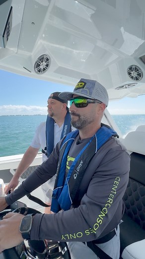 Topping out the Adrenaline Powerboats Reaper 47’ with quad Mercury Marine 500R’s. Such amazing power and this boat is incredible. Full walkthrough coming next and we have a full YouTube video in the works.-#CenterConsolesOnly #AdrenalinePowerboats #MercuryRacing | Center Consoles Only