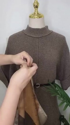 84K views · 1K reactions | Easy and stylish scarf tutorial 53 #scarftutorial | How To Make | Facebook