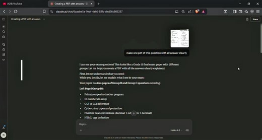 How to make pdf in 2 minute #pdf #ai #aiuse #fyp