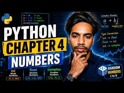 Python Chapter 4: Numbers in Python | Complete Tutorial for Beginners