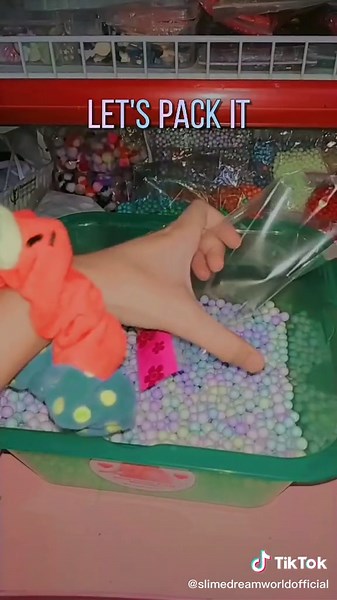 🌺💓#fyp #fypシ #slime #fypシ #Restock #restockasmr #foambeads #by_slimedreamworldmyanmar