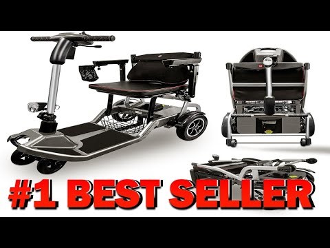 ZiiLIF R3b Mobility Scooters for Seniors Adults Ultra Lightweight 37.5 Ibs Electric Fol -