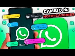 Como PERSONALIZAR las Notificaciones de WhatsApp !Bien Explicado!