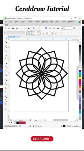 Coreldraw Tutorial ~ Create a Design in coreldrawx7