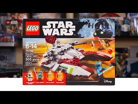 LEGO Star Wars 75182 REPUBLIC FIGHTER TANK Review! (2017)