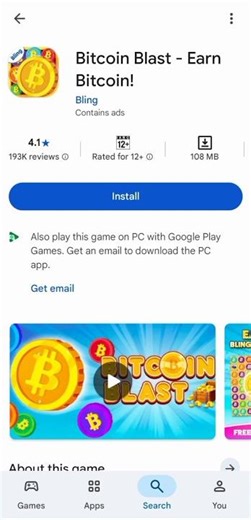 Play game and earn money, Crypto blast say paisy kamayein #pushgaming #gamepay