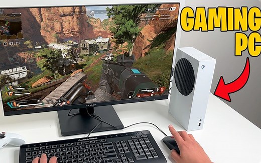 把微软Xbox Series S 变成一台游戏PC - 和显示器搭配4K 120 FPS