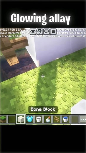 Glowing Allay 🌟 #minecraft