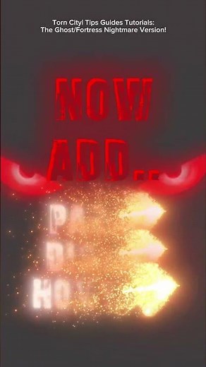 Torn City| Tips Guides & Tutorials: The Ghost/Fortress Nightmare Version! #torncity