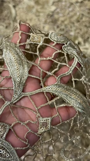 Asian Fabrics | A delicate mesh base layered with reflective embroidery for effortless elegance. Fabric: Embroidered lace cut work ORDER NOW: +91 84484... | Instagram