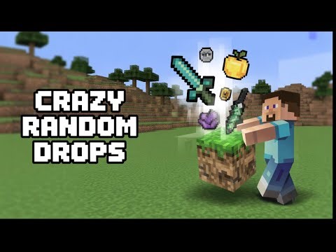 Minecraft... but every block is a random drop!