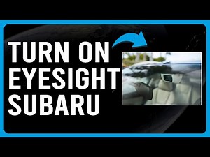 How To Turn On Eyesight Subaru (How To Configure Subaru Eyesight Settings)