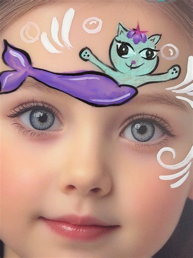 Gabby’s Dollhouse Mermaid Cat Face Painting Full step-by-step tutorial 👉 https://www.youtube.com/watch?v=d8oJU2tg5u8 Learn to paint an adorable Gabby's Dollhouse Mermaid Cat in this easy face paint tutorial! This step-by-step guide walks you through creating a fun Mercat face paint design perfect for kids' parties. If you're looking for Mercat face paint design, this is for you! #GabbysDollhouse #facepainting #facepaintingideas