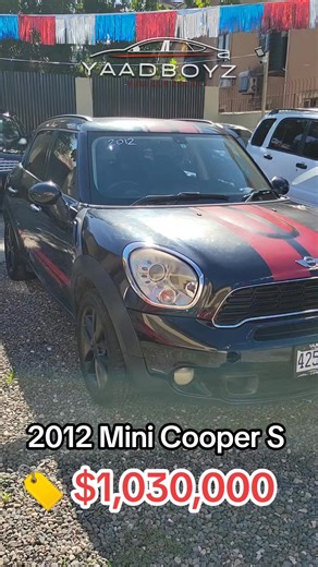 2012 Mini Cooper S 🏷 $1,030,000 or trade ================== Very nice! Buy & Drive Ac 🥶 Ambient lighting Surround sound system Projector headlights Fog Lamps Push to start Stock wheels ------------------------------- 📍 Location: 17 Westminster Road, Kingston 10 For more information 876 804 0768 #YaadBoyzVehicleSales #buycars #carsales #876 #Kingston