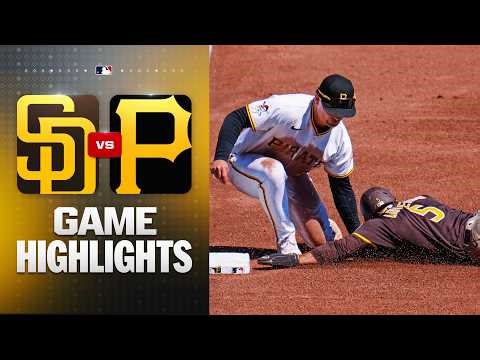 Padres vs. Pirates Game Highlights (4/8/26) | MLB Highlights