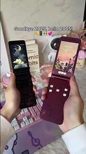 Goodbye 2025, hello 2000s! 🥹✨ #flipphone #y2k #retro