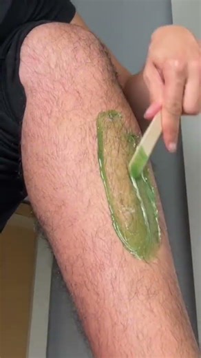 Smooth Legs in Minutes 😳 At-Home Waxing Hack | Demure Leg Wax #shorts