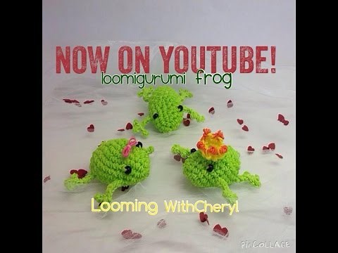 Rainbow Loom Frog - Loomigurumi - Amigurumi Hook Only Лумигуруми