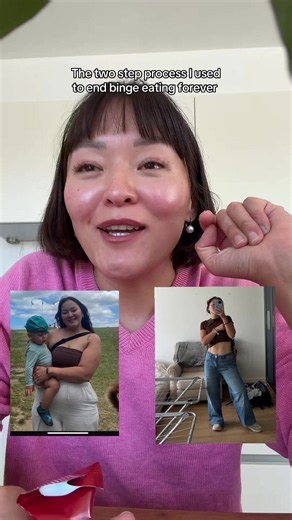 How to end binge eating forever in 2 steps. After 22 years if being stuck this is what worked for me. I tried to record this in 3 min but it turned to 6 😩 cause there is a lot to unpack.