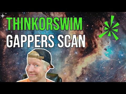 ThinkorSwim PreMarket Gappers Scanner