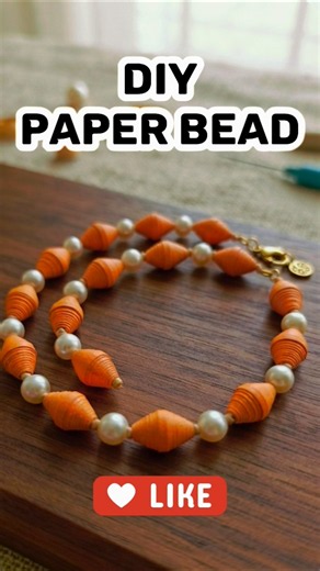 DIY Paper Beads to make Jewelry, Bracelet and Necklace #diy#paperbeads #shorts #artfulartsabi #craft