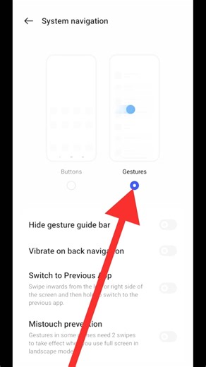 How To Change Gesture Navigation Bar In Realme Phone #shorts #youtubeshorts #mobile