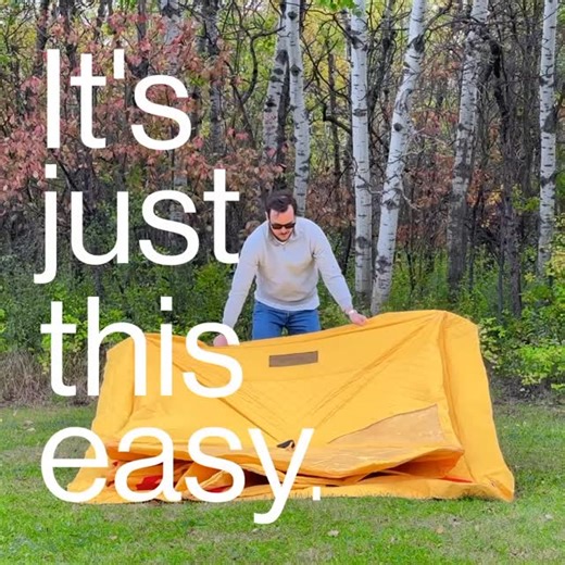 Saunder on Instagram: "Our portable sauna sets up in minutes — no tools, no hassle. Just unzip, assemble, and enjoy the heat"