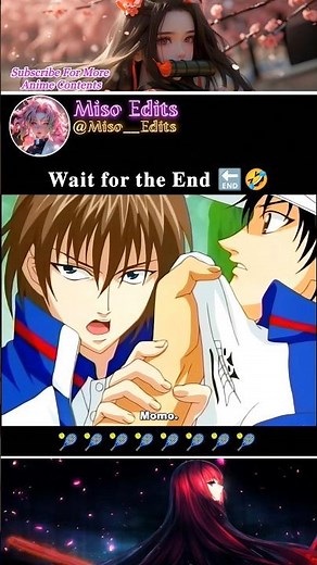 When Momo got too mad at Echizen | The Prince of Tennis | #anime #animelover #animeedit #shorts