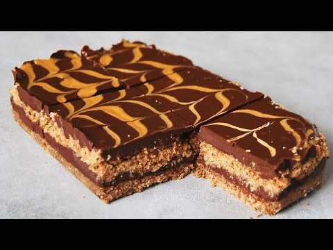 Chocolate Oat Bars Recipe - No Sugar - No Oven - Just 4 Ingredients!