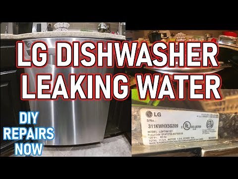 How to Fix #LG #Dishwasher Leaking Water | Model LDF7561ST