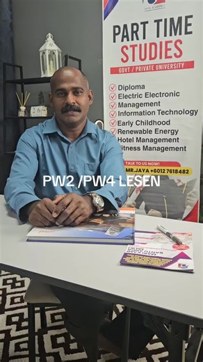 Tempat Menduduki Kelas PW2/PW4 untuk Lesen Elektrik