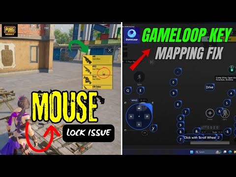 Mouse Lock Problem On Gameloop | Fix Mouse Stuck On Screen | Key Mapping Pubg Mobile