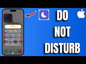 Turn On Do Not Disturb Mode On Iphone (2025)