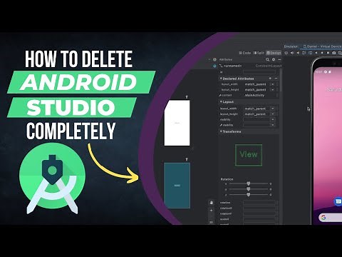 How to uninstall Android Studio Completely on Windows 11 and 10