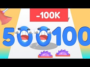 NUMBER MASTER MERGE & RUN — REACH 500,000 vs EVOLUTION TO 100,000 (Gameplay*)