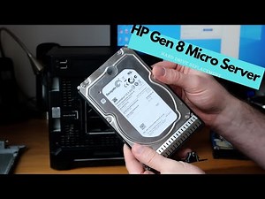 HP Gen 8 MicroServer - Hard Drive Replacement