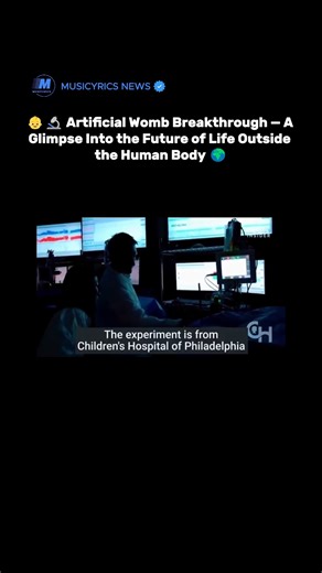 👶🔬 Artificial Womb Breakthrough — A Glimpse Into the Future of Life Outside the Human Body 🌍 Scientists are testing an external artificial womb that can help premature babies grow safely outside the body — and the visuals are unreal. 😳🫶 In the video, a lamb fetus continues developing inside a transparent biobag, receiving warmth, nutrients, and blood circulation just like inside the uterus. Researchers say the goal is to reduce the long-term risks that come with extremely premature births. 