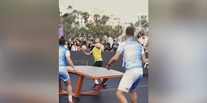 New sport ‘Teqball’ mixes ping pong with soccer