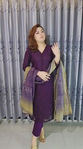 118K views · 1.2K reactions | The cotton kameez features classic boring-style embroidery, adding a touch of traditional charm | Aroby's Collection | Facebook