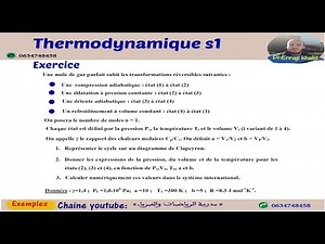 Thermodynamics exam exercise