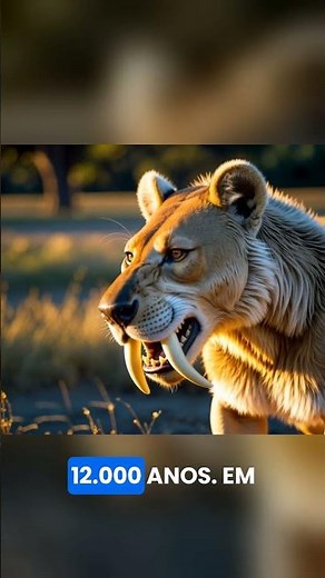 The Saber-Toothed Tiger Once Lived in Brazil #smilodón #sabretoothtiger #paleontology