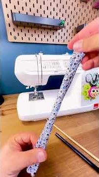 Comment retourner un tube en 10 secondes #couture #tutoriel #astucescouture