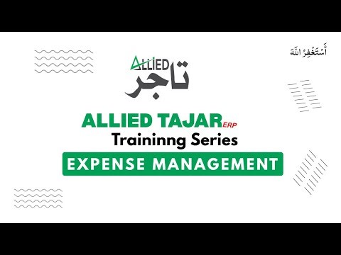 Expense management ERP software | Allied Tajar ERP Training