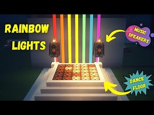 Minecraft Rainbow Beacon Light | Redstone Tutorial
