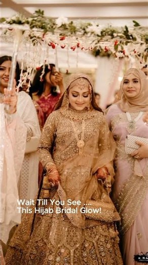 Pakistani Nikkah Bride & Groom Hijab Look 2026 | #Bride Hijab Style #hijabibride #hijab #bride #fyp