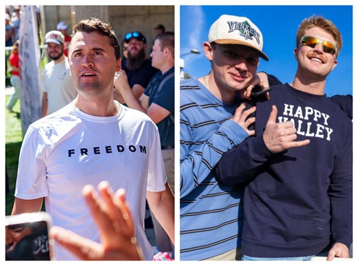 Line For Charlie Kirk T-Shirts At Penn State Was A Mile Long