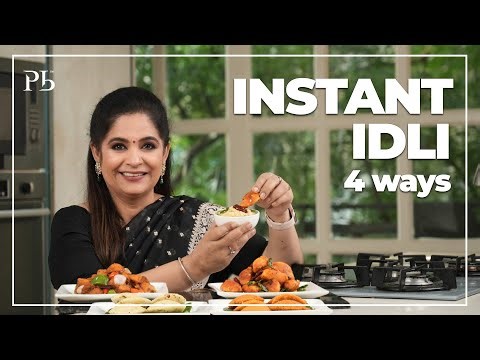 Instant Idli 4 Ways I Rava Idli I Schezwan Idli I Idli 65 I 4 इंस्टेंट इडली I Pankaj Bhadouria