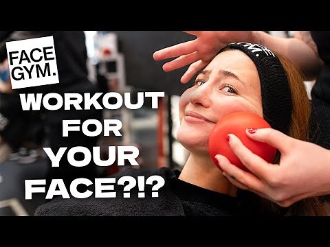 I tried a facial workout at FACE GYM to depuff and snatch my face (did it WORK!?!)