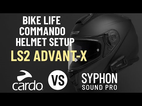 Bike Life Commando’s Helmet Setup – LS2 Advant-X | Cardo vs Syphon Sound Pro