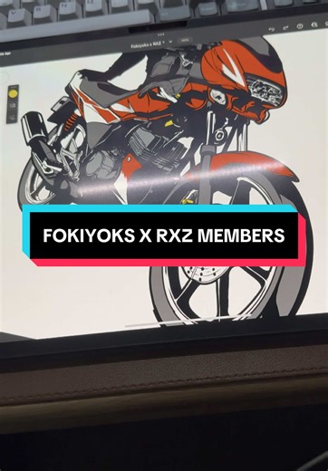 Client : @RXZ MEMBERS OFFICIAL Job : Design & Drawing Vector #fyp #fypage #rxz_members_official
